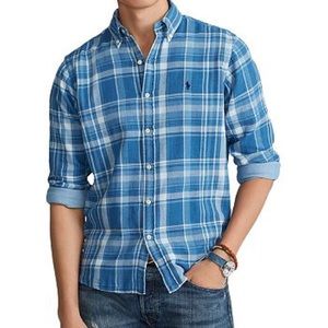 Ralph Lauren Classic Fit Plaid Twill Shirt